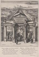 KG 06694
<br/>
Titelblad voor: De nieuwe Zee-Straet
<br/>
<em>Hooghe, Romeyn de (1645-1708)</em>